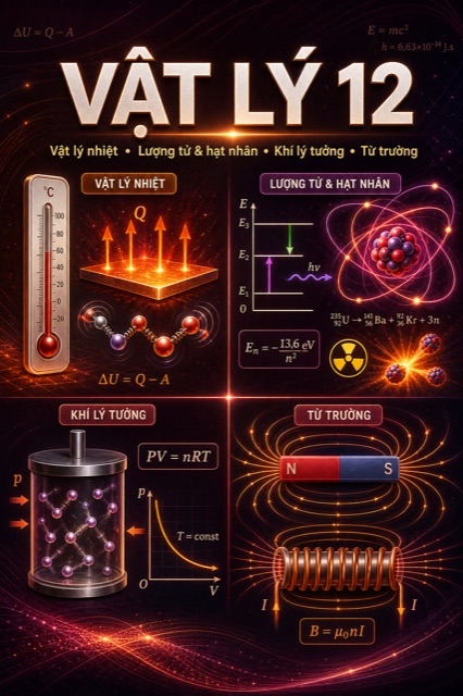 Sơ đồ tóm tắt chương trình lớp 12